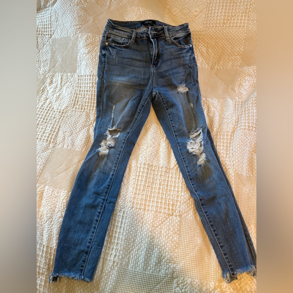 Judy Blue Skinny Jeans Blue Medium-Dark Wash